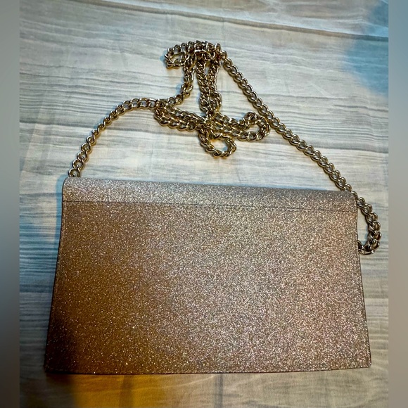 Kate Spade Pink Silver Glitter Women's Crossbody & Card Case - Like New - Picture 8 of 11